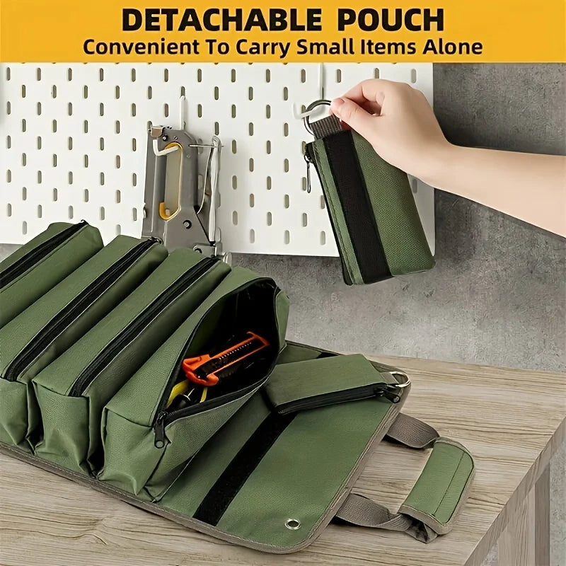 Heavy-Duty Roll-Up Tool Bag Heavy-Duty Roll-Up Tool Bag